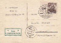 1 S. Mariazell über Christkindl ( grob ) 15.12.1957 n. Mödling N